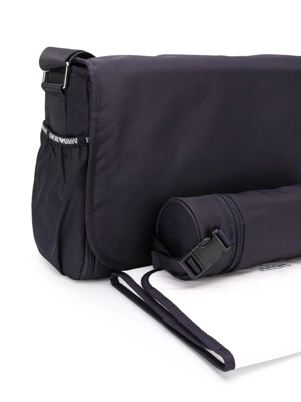 Borsa Mamma blu notte placchetta logo - Preludio Moda