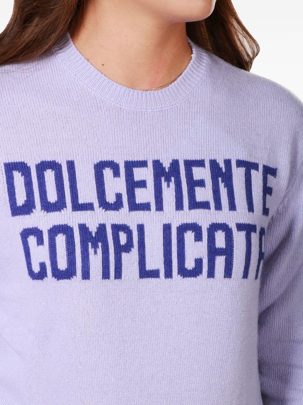 Maglione Lilla con Girocollo QUE0010 04311G MC2 SAINT BARTH