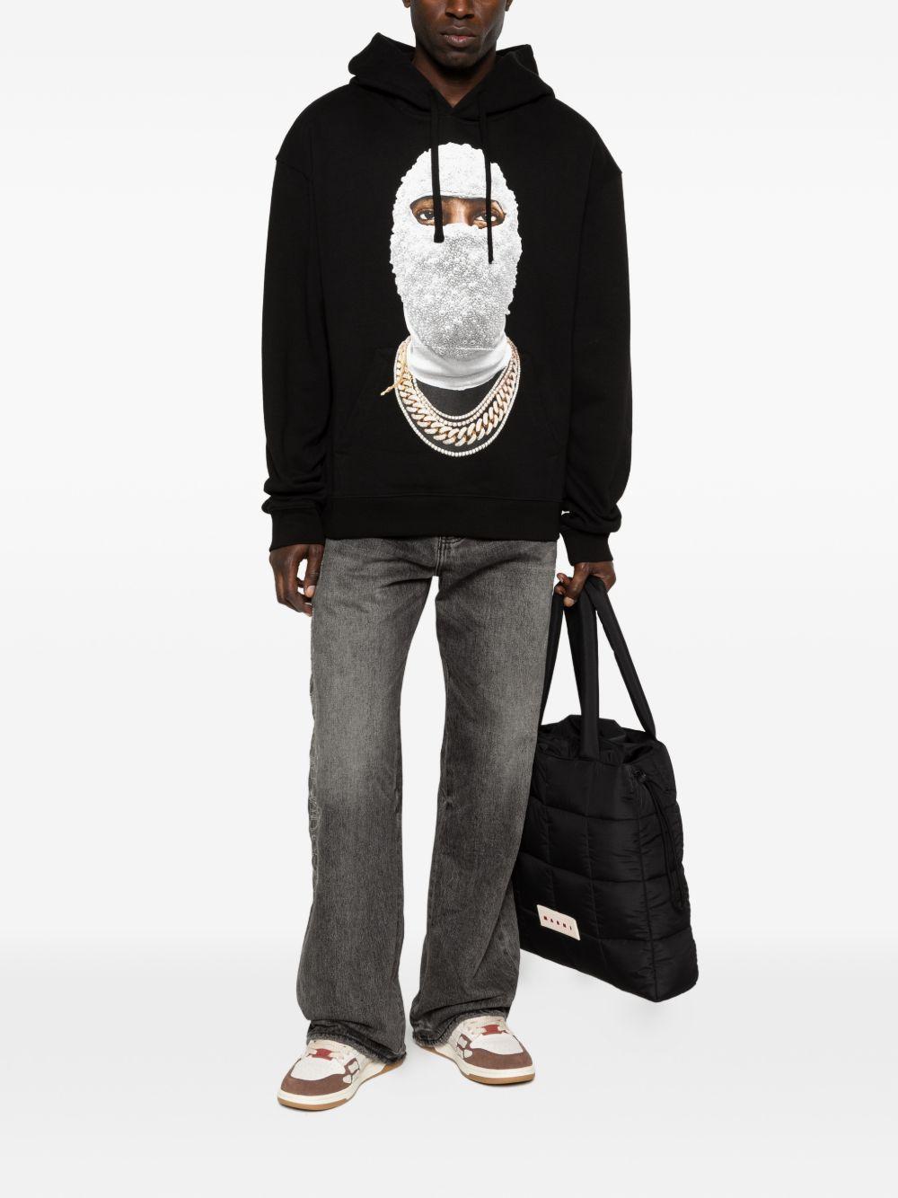 Felpa con cappuccio stampa fotografica NUS26291 009 IH NOM UH NIT