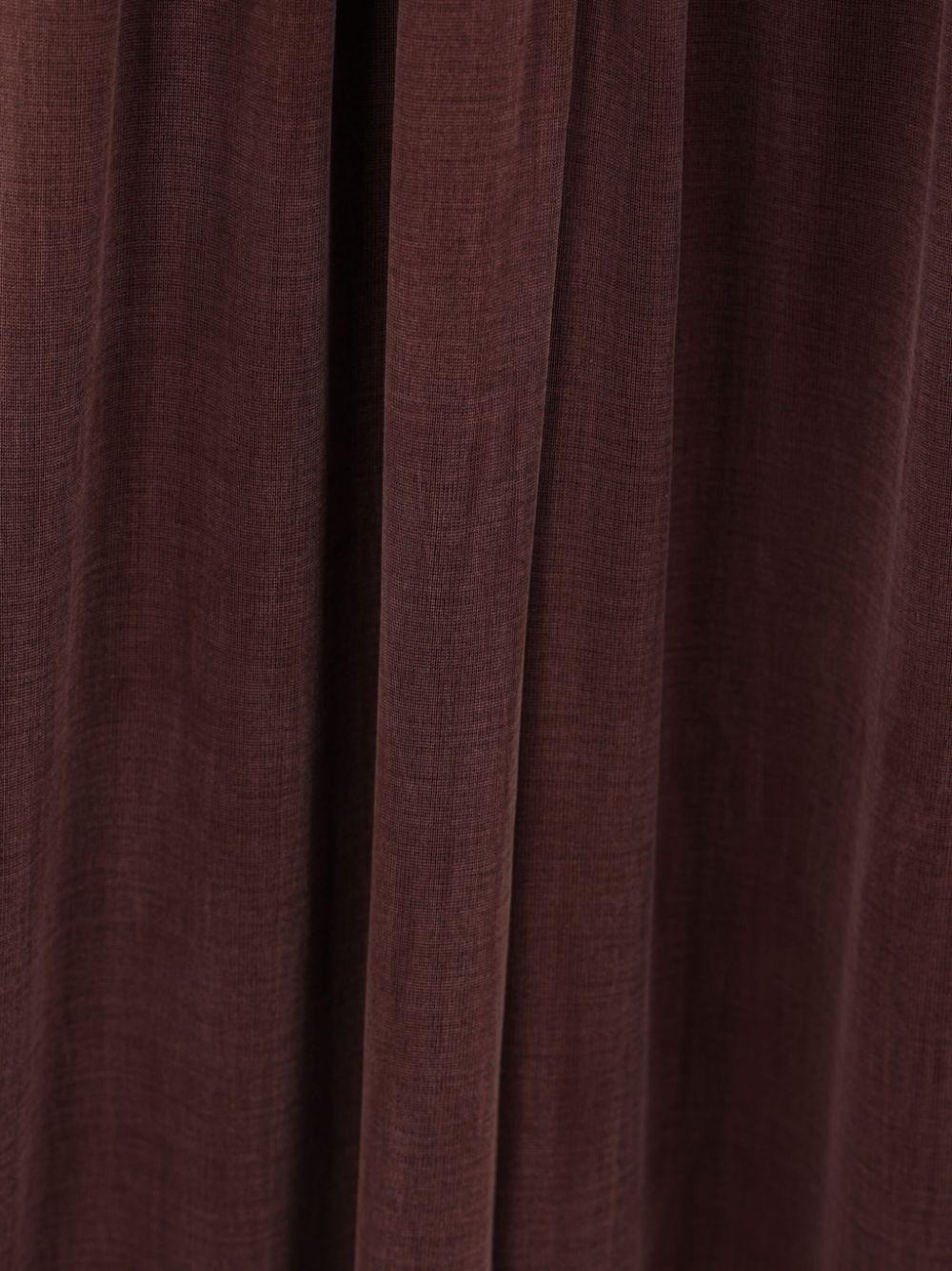 Abito Red Carpet in jersey con scollo sulla schiena cacao