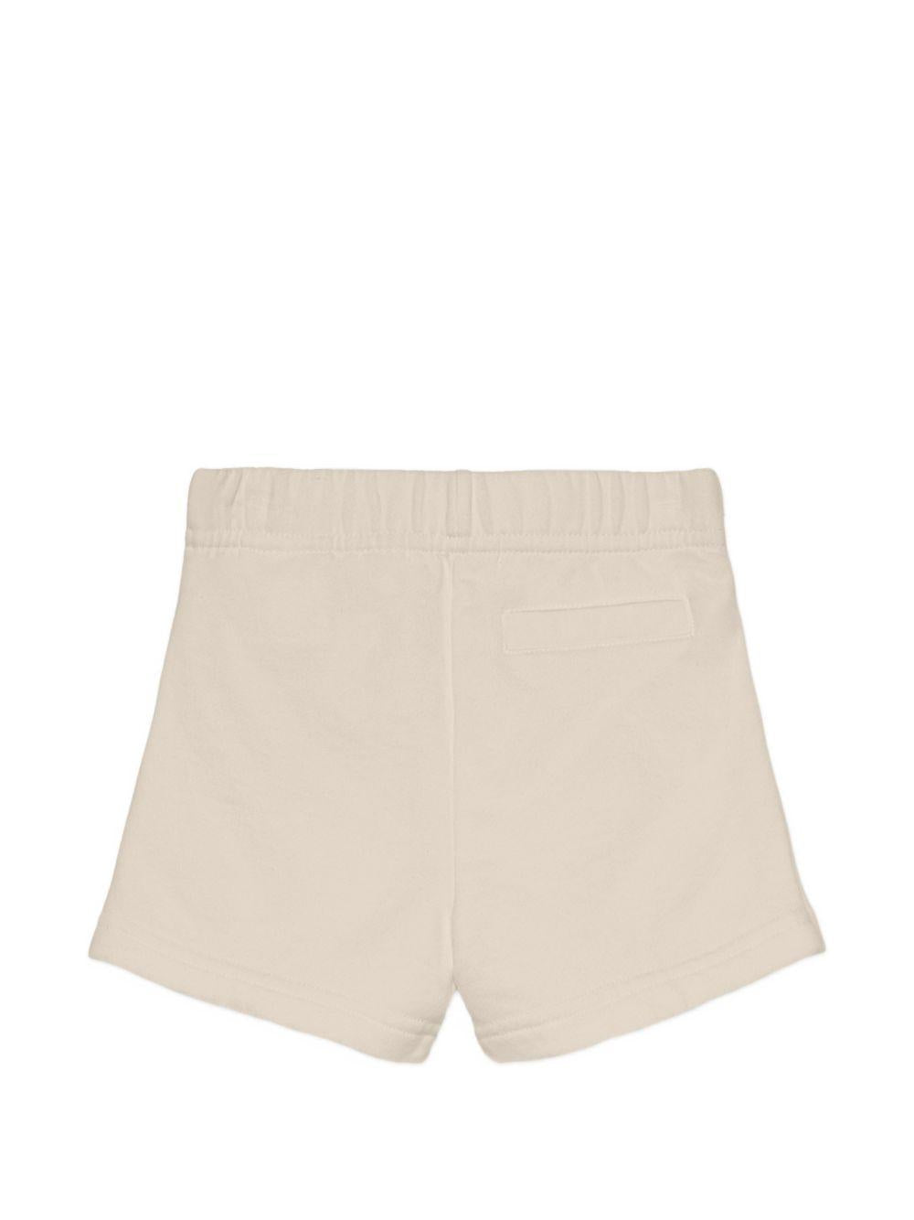 Shorts in cotone con coulisse PB6X003S26FLE001 092 PALM ANGELS KIDS