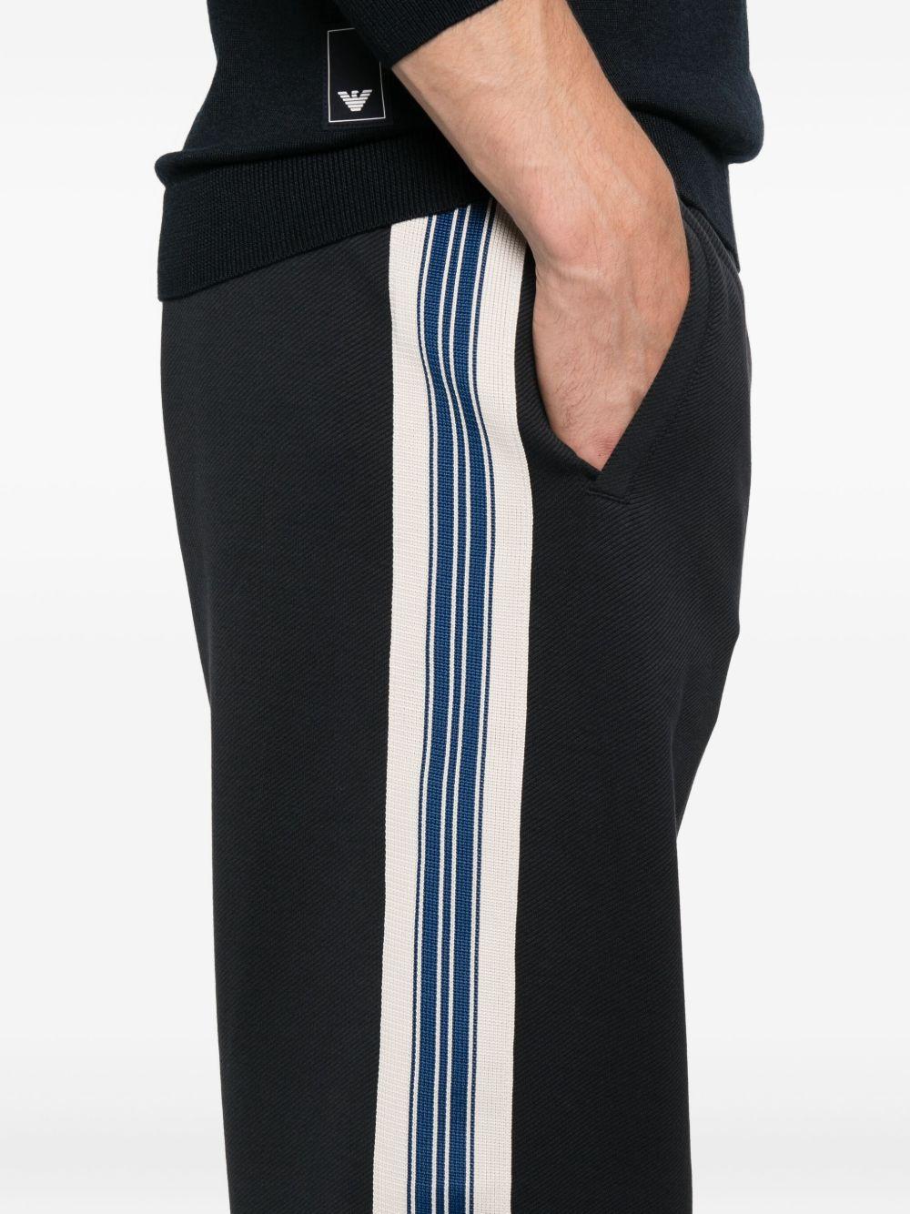 Pantaloni blu navy da tuta a righe laterali EM002873AF13488 UB118 EMPORIO ARMANI