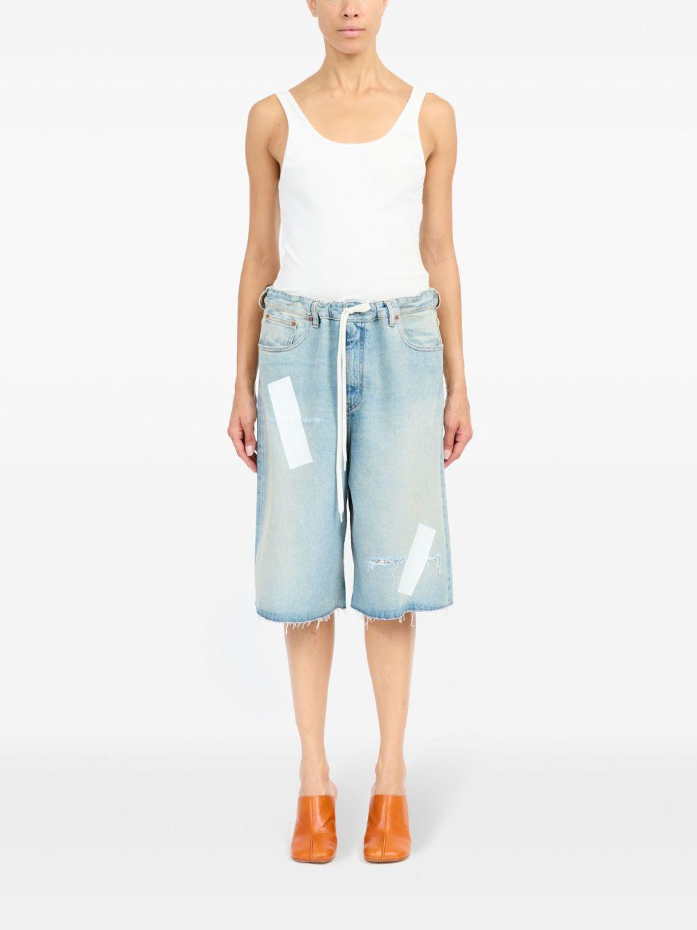 Bermuda denim con strappi S52MU0126M30019 964 MM6 MAISON MARGIELA
