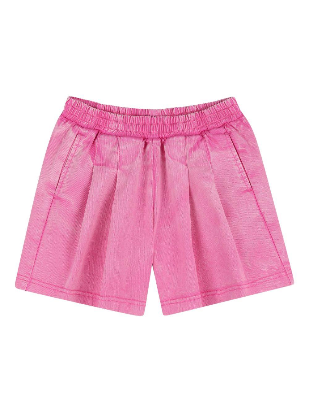 Shorts con pieghe vita elasticizzata D62581 48K DKNY KIDS
