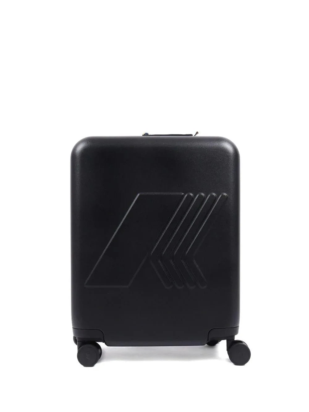 Valigia con Logo Goffrato e Quattro Ruote - Preludio Moda