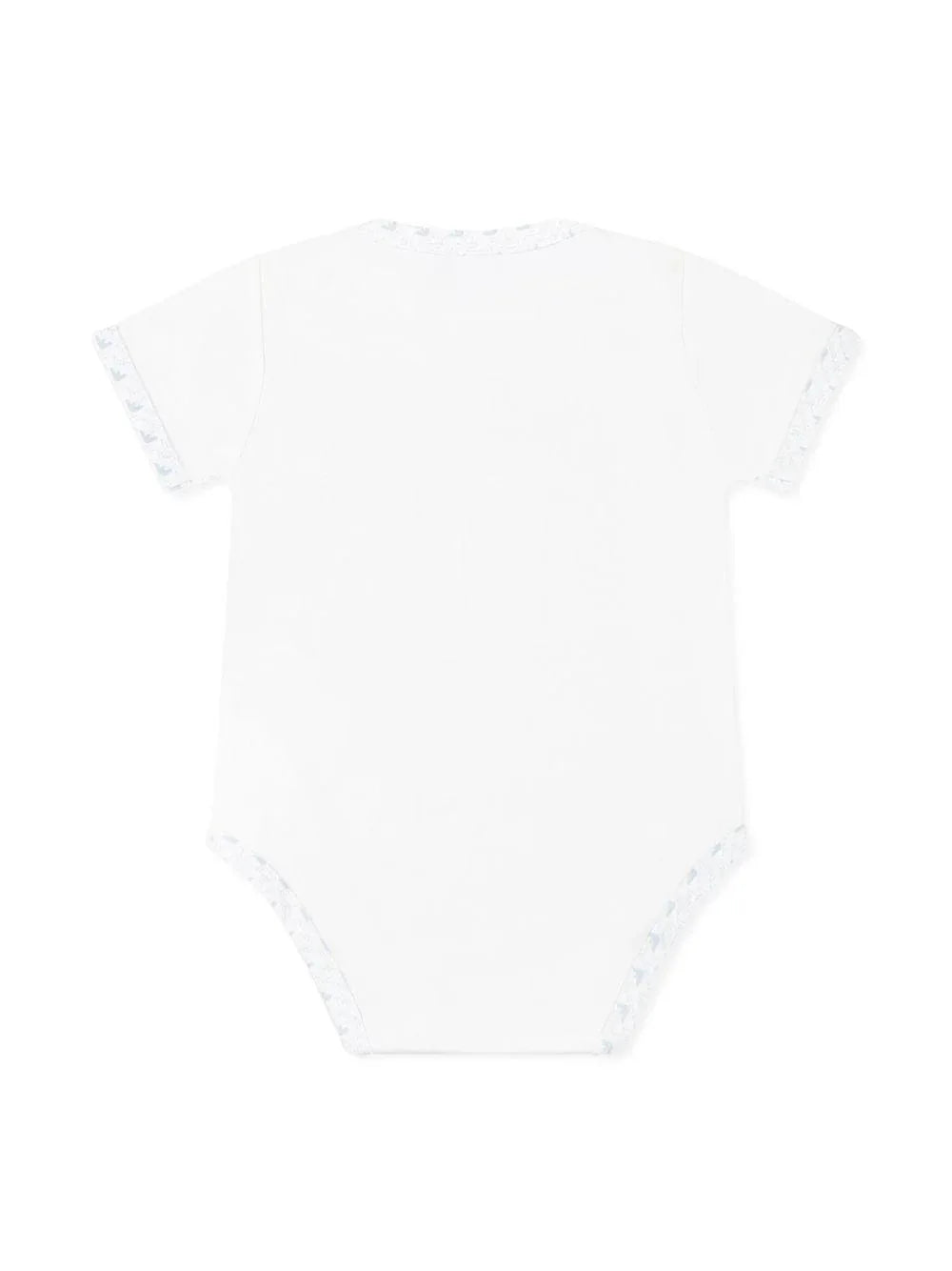 Set body azzurro logati neonato (2pz) - Preludio Moda