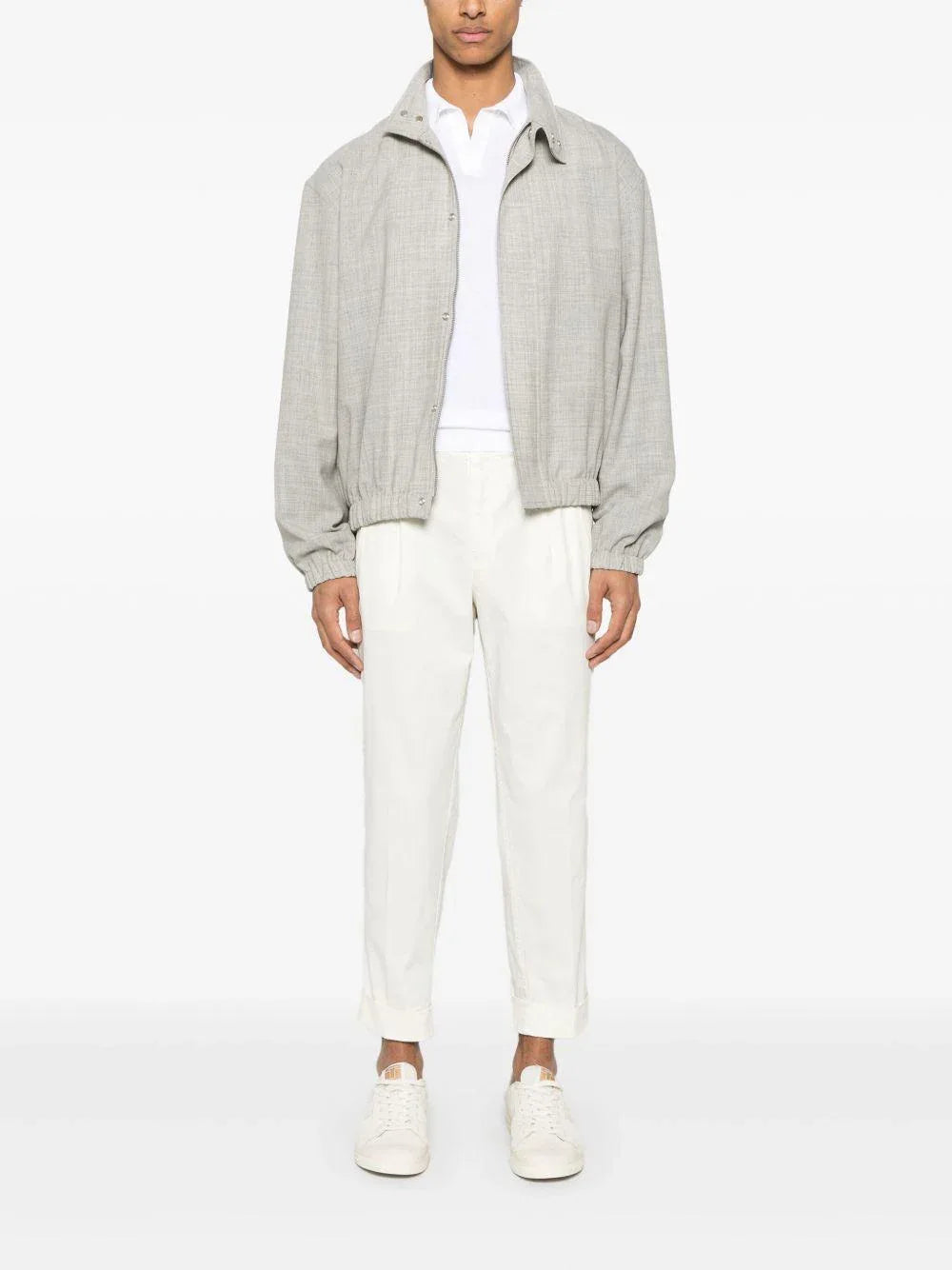 Polo Keith in maglia bianca - Preludio Moda