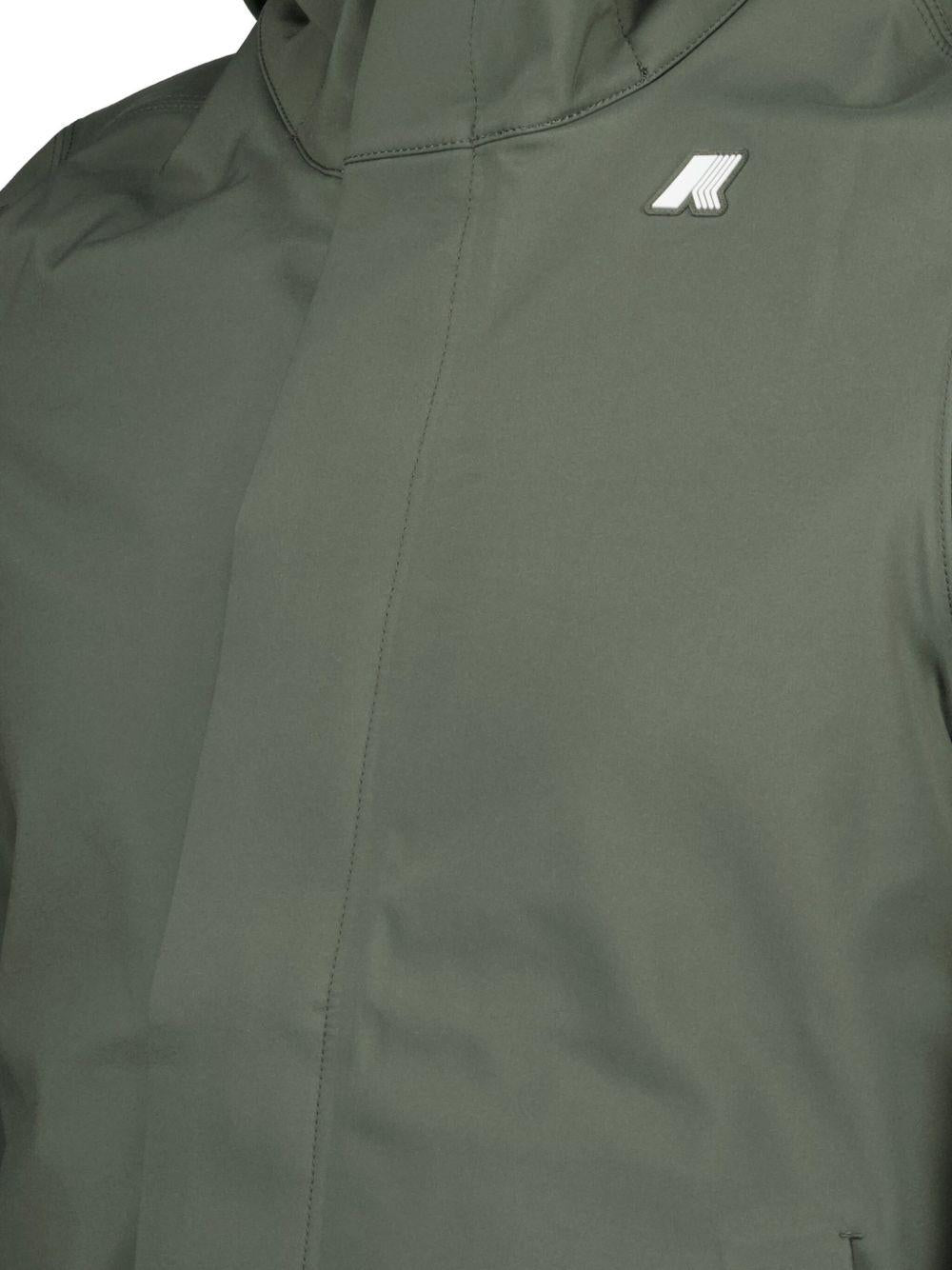 Parka Thomas verde militare con cappuccio K7126WW AF0 K-WAY