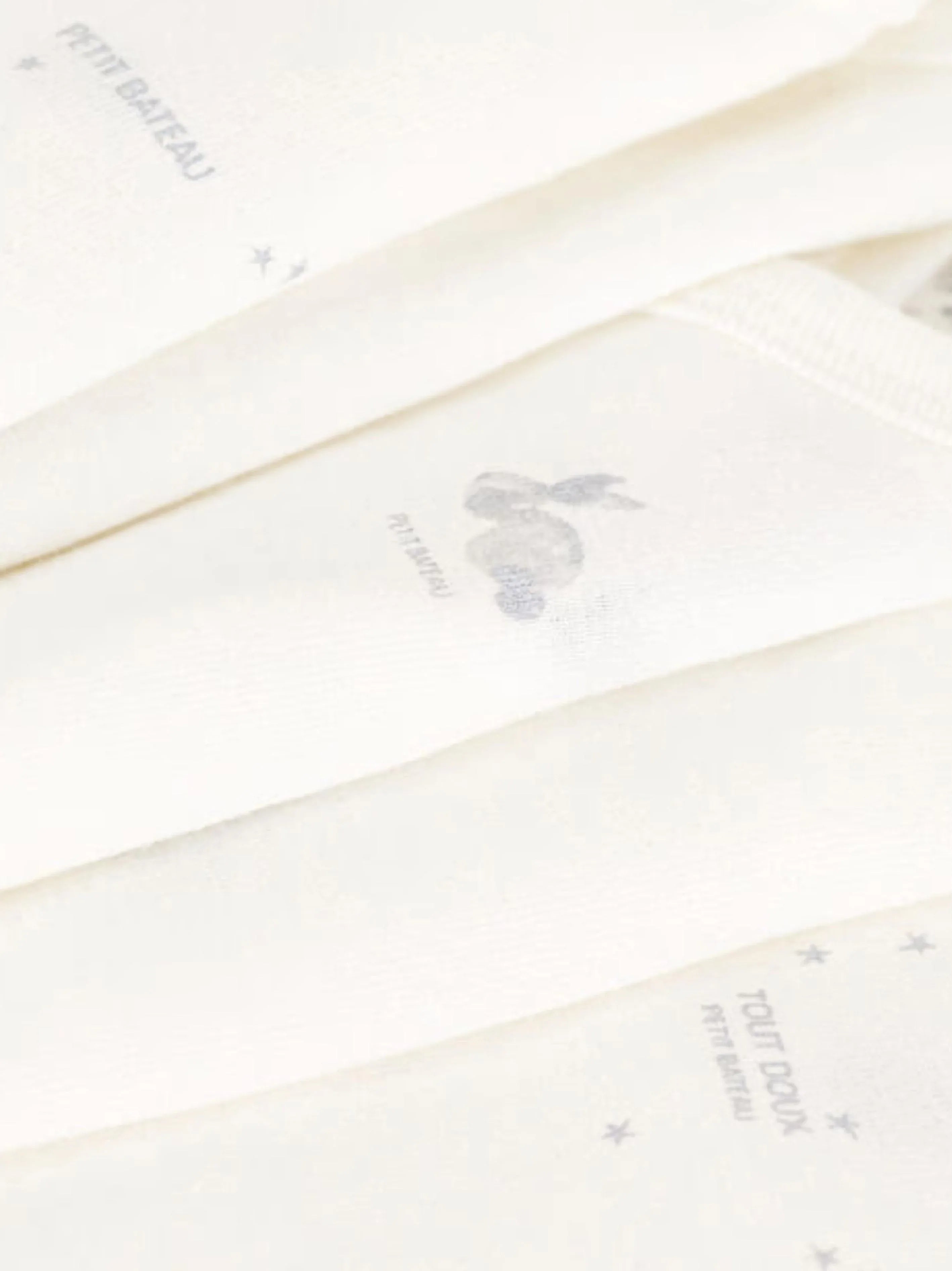 Set body bianco con mini fantasia (5pz) - Preludio Moda