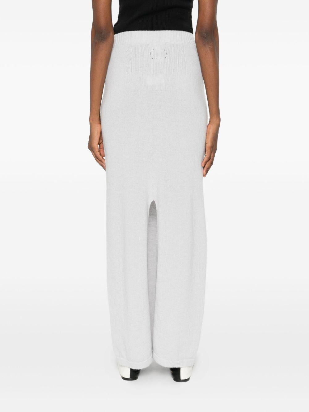 Gonna grigio chiaro con coulisse regolabile 252TF3042 12983 TWINSET