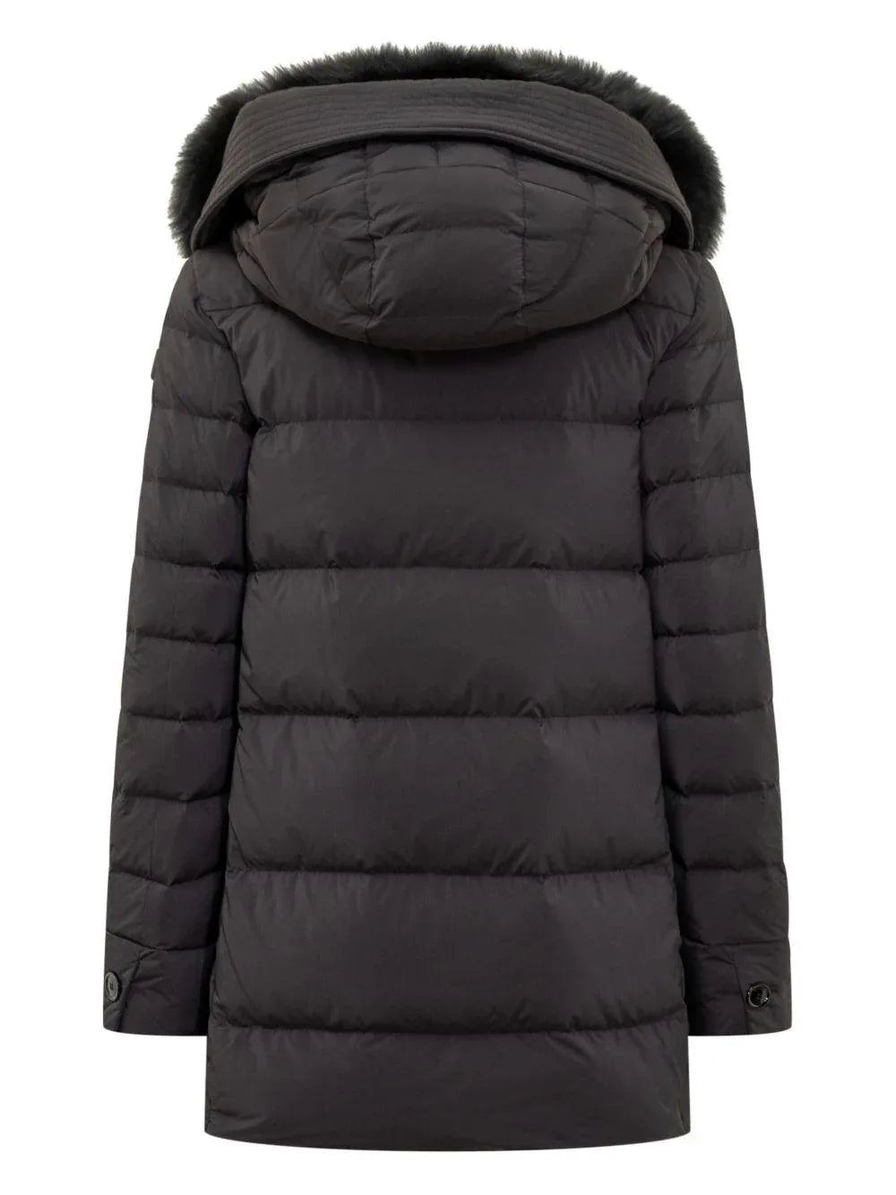 Piumino Itoka ml fur nero - Preludio Moda