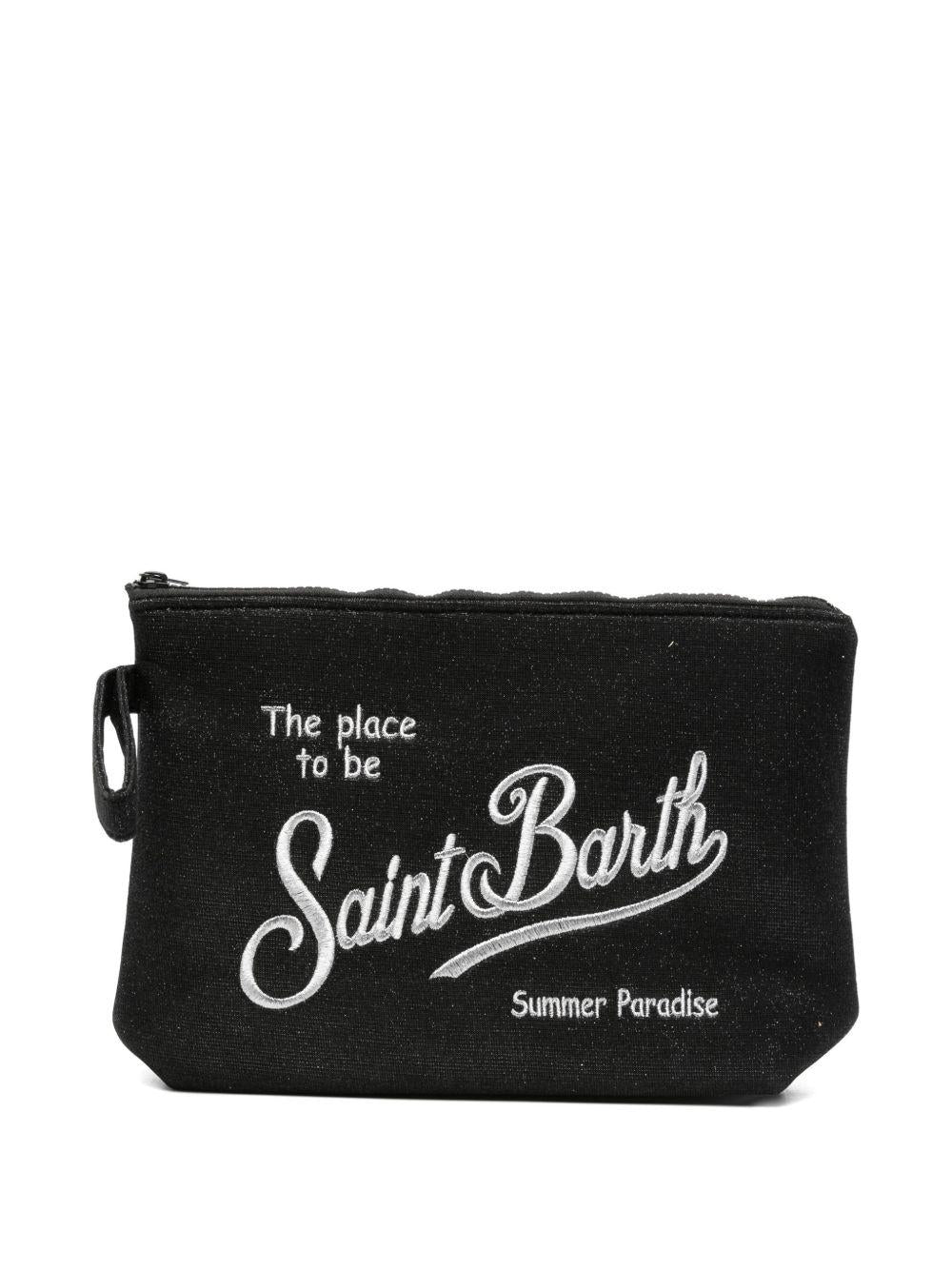 Pochette con zip e finish glitter ALI0018 02999L MC2 SAINT BARTH