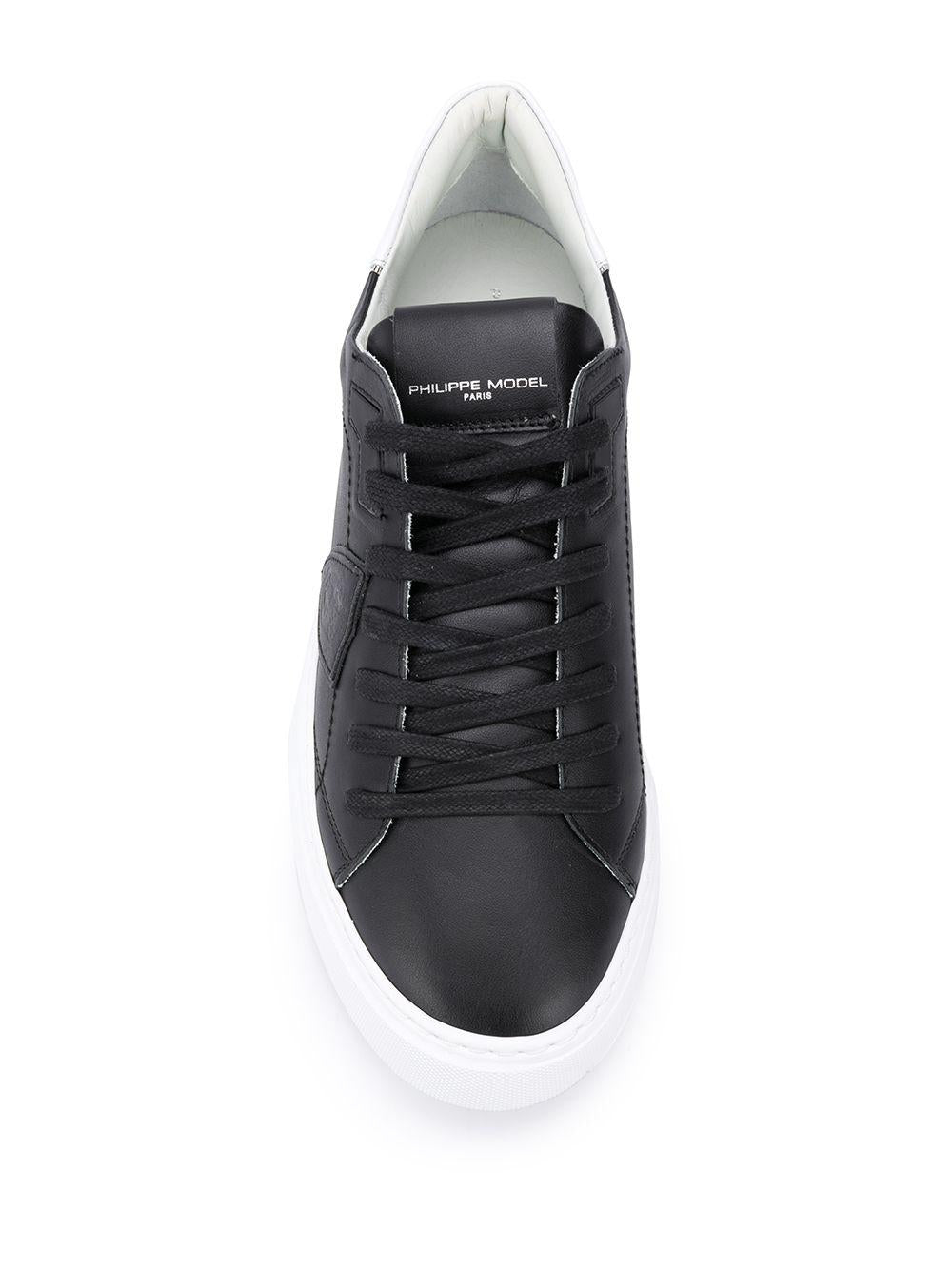 Sneakers basse in pelle con suola piatta BTLU V002 PHILIPPE MODEL
