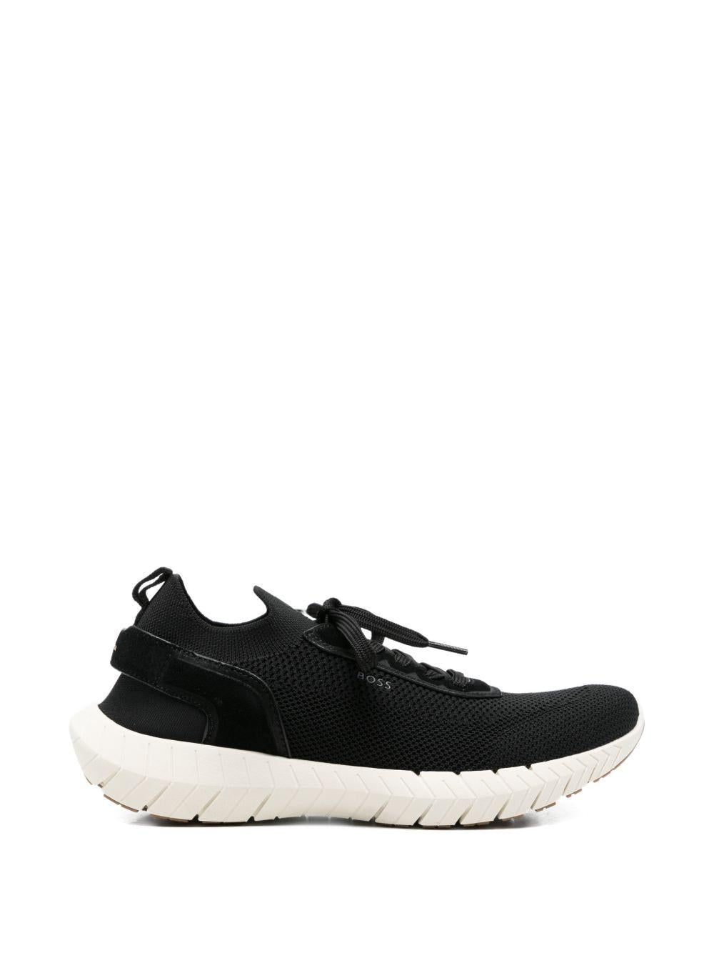 Sneakers in poliestere riciclato con allacciatura 50563857 001 BOSS