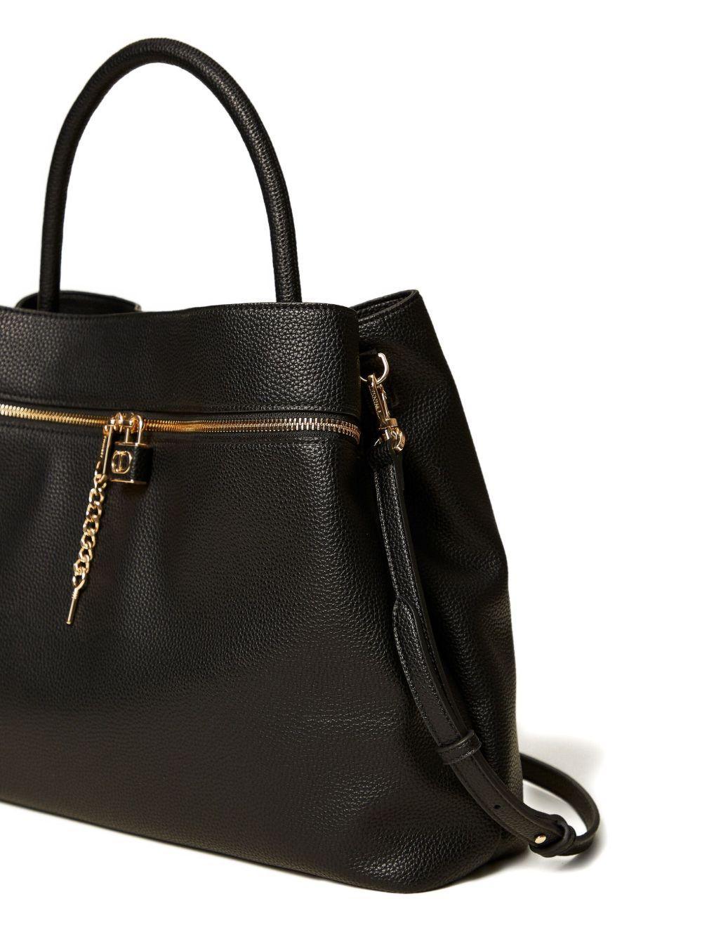 Borsa Tote con Chiusura a Zip - Preludio Moda