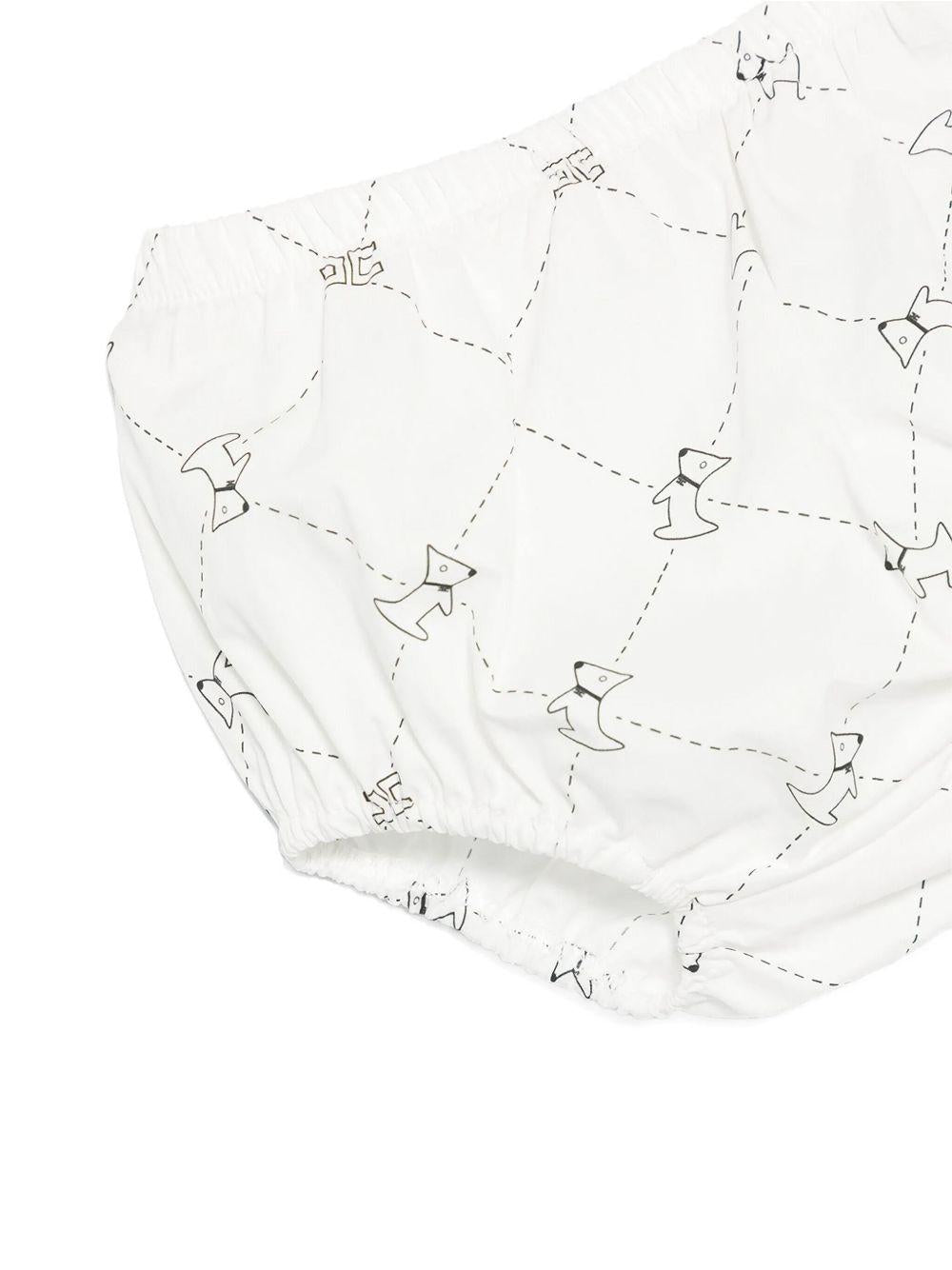 Completo neonata blusa+coulotte stampata (2pz) ENCD0960CAE04 0228 ELISABETTA FRANCHI KIDS