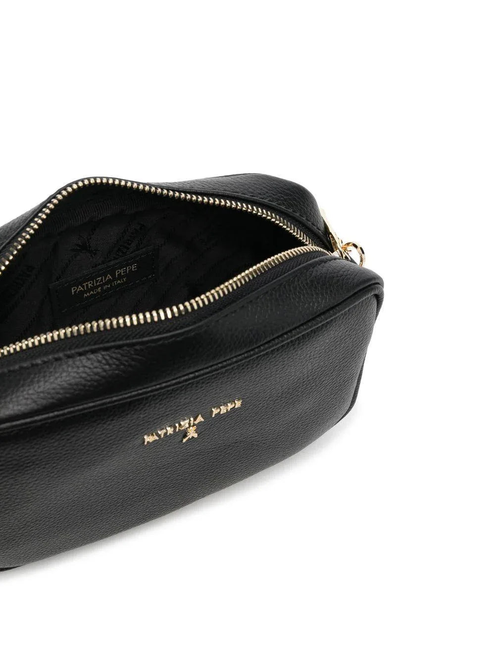 Borsa a tracolla con placca logo - Preludio Moda