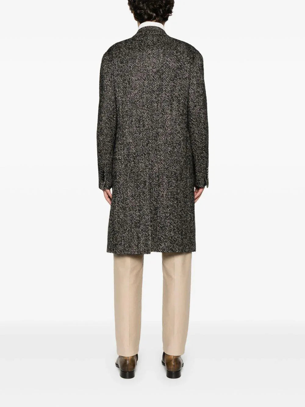 Cappotto Doppiopetto in Lana con Bottoni - Preludio Moda