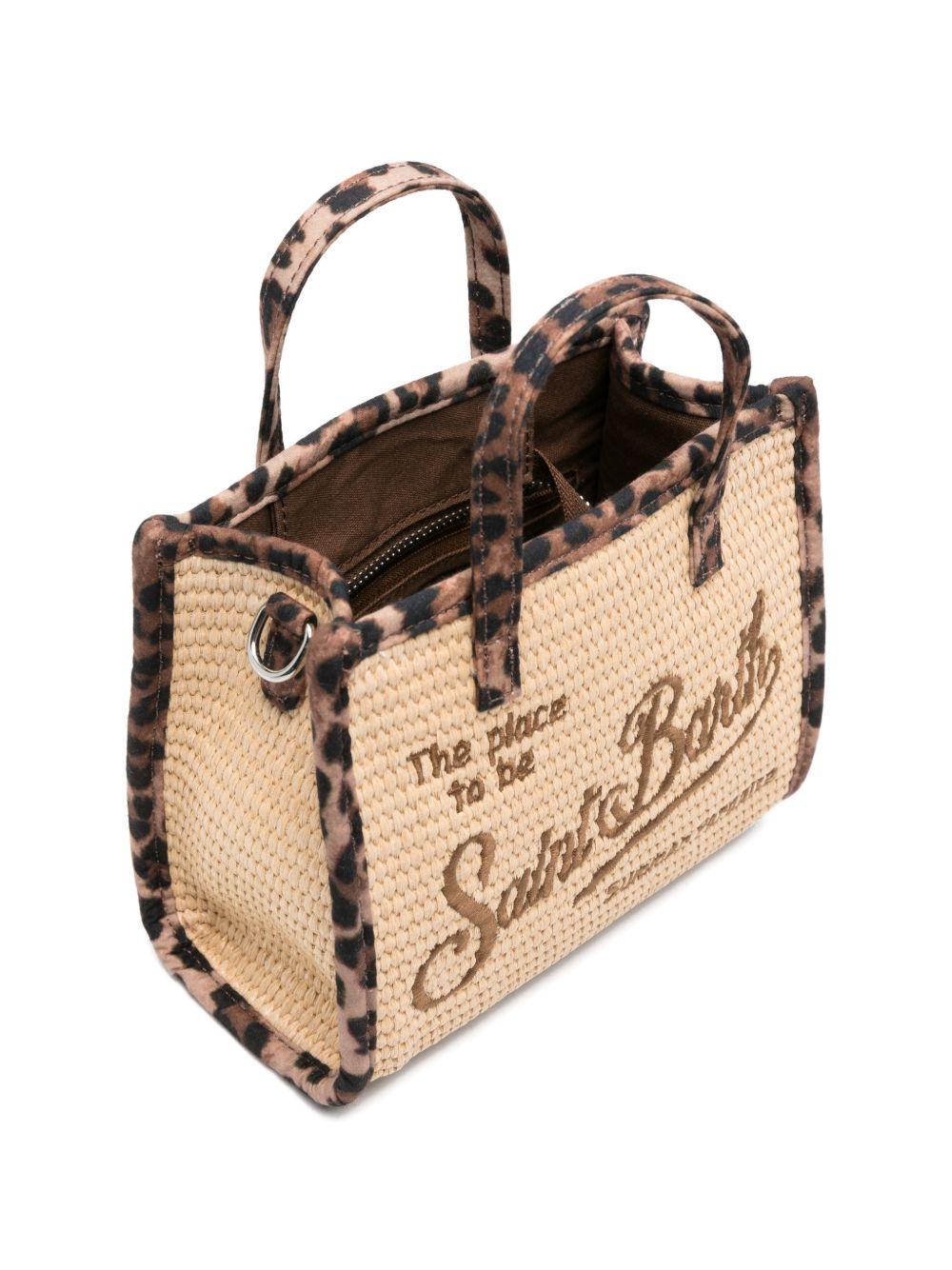 Borsa tote mini in paglia con tracolla VIVM001 02781L MC2 SAINT BARTH