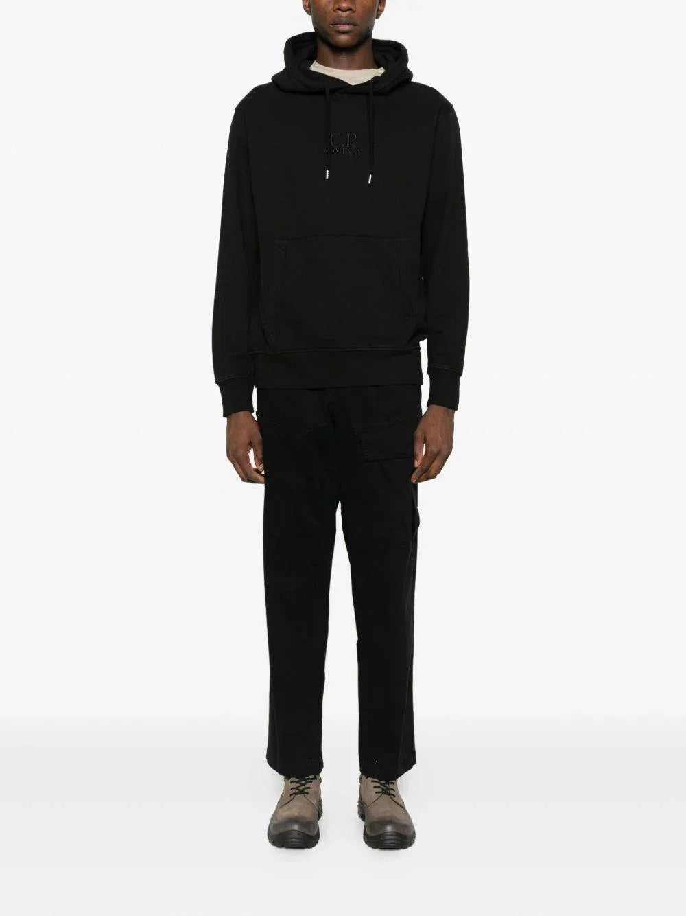 Felpa con Cappuccio Logo Ricamato - Preludio Moda