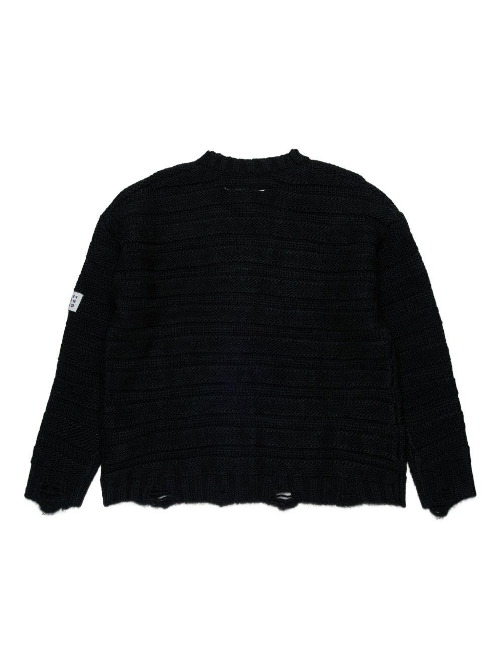 Maglia con applicazione M60879MM06P M6900 MM6 MAISON MARGIELA KIDS