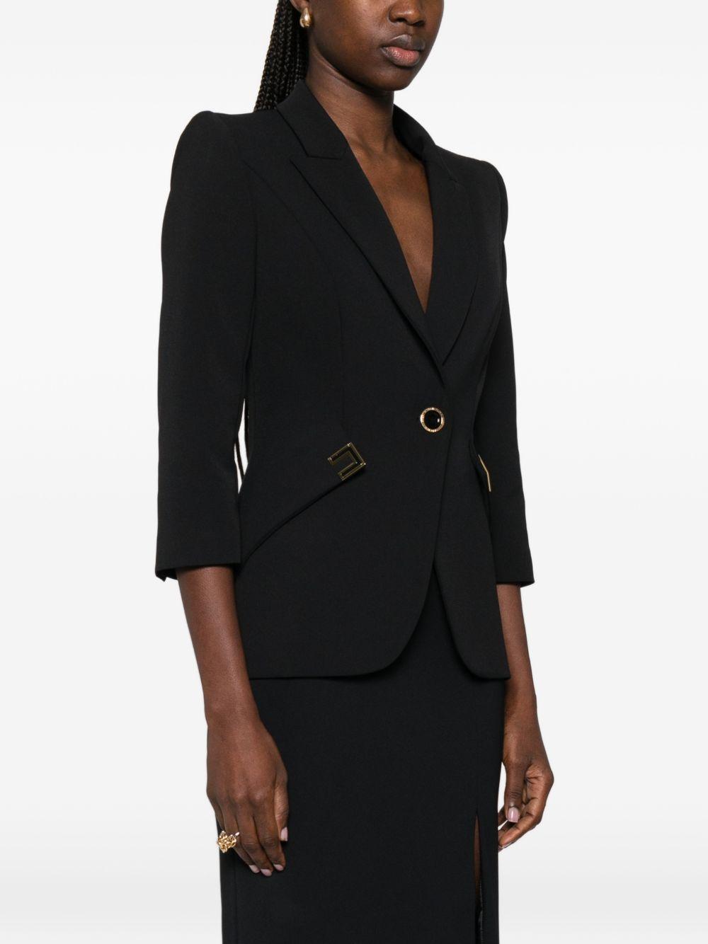 Blazer monopetto con cut-out decorativi GI21561E2 110 ELISABETTA FRANCHI