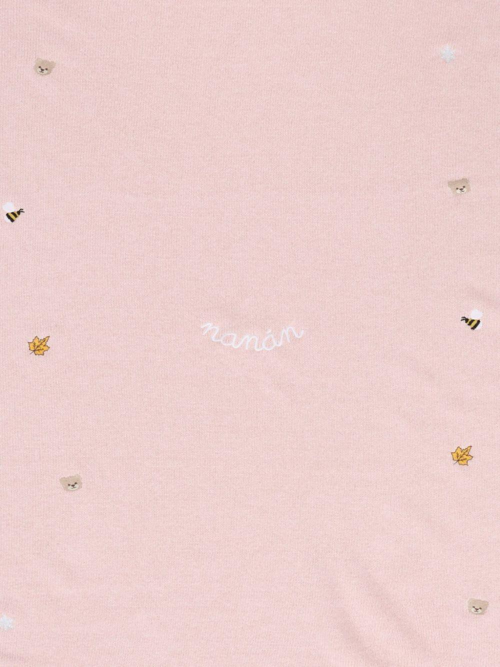 Coperta Rosa per Bambini con Ricami - Preludio Moda