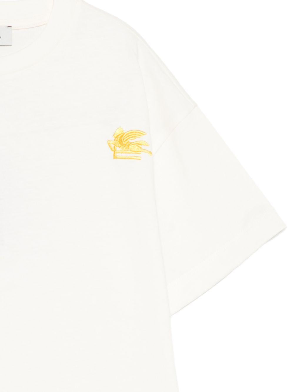 T-shirt girocollo con logo GY8P91Z3672 102 ETRO KIDS