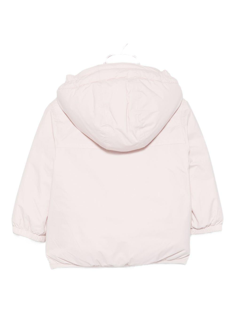 Giacca rosa E. Le Vrai 4.0 Claudine con cappuccio K7142RW W7G K-WAY KIDS