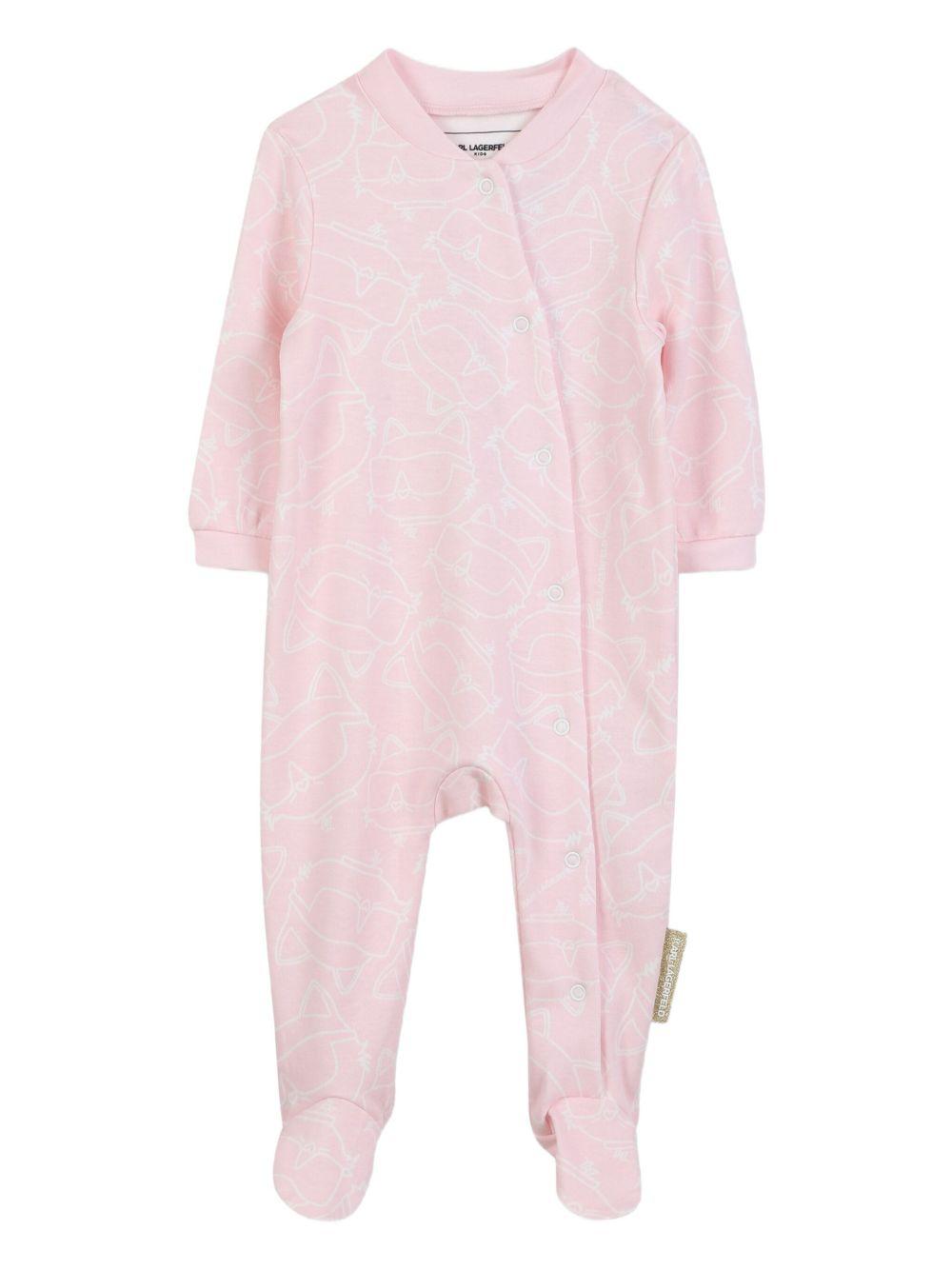Pigiama con Stampa Choupette e Accessori Coordinati Z30968 N74 KARL LAGERFELD KIDS
