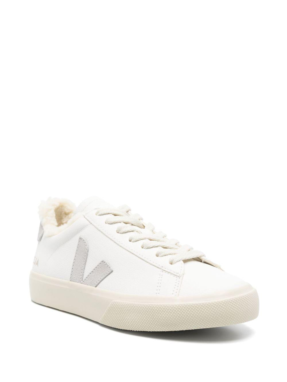 Sneakers in Pelle con Fodera Shearling CW0520571 BIANCOGRIGIO VEJA