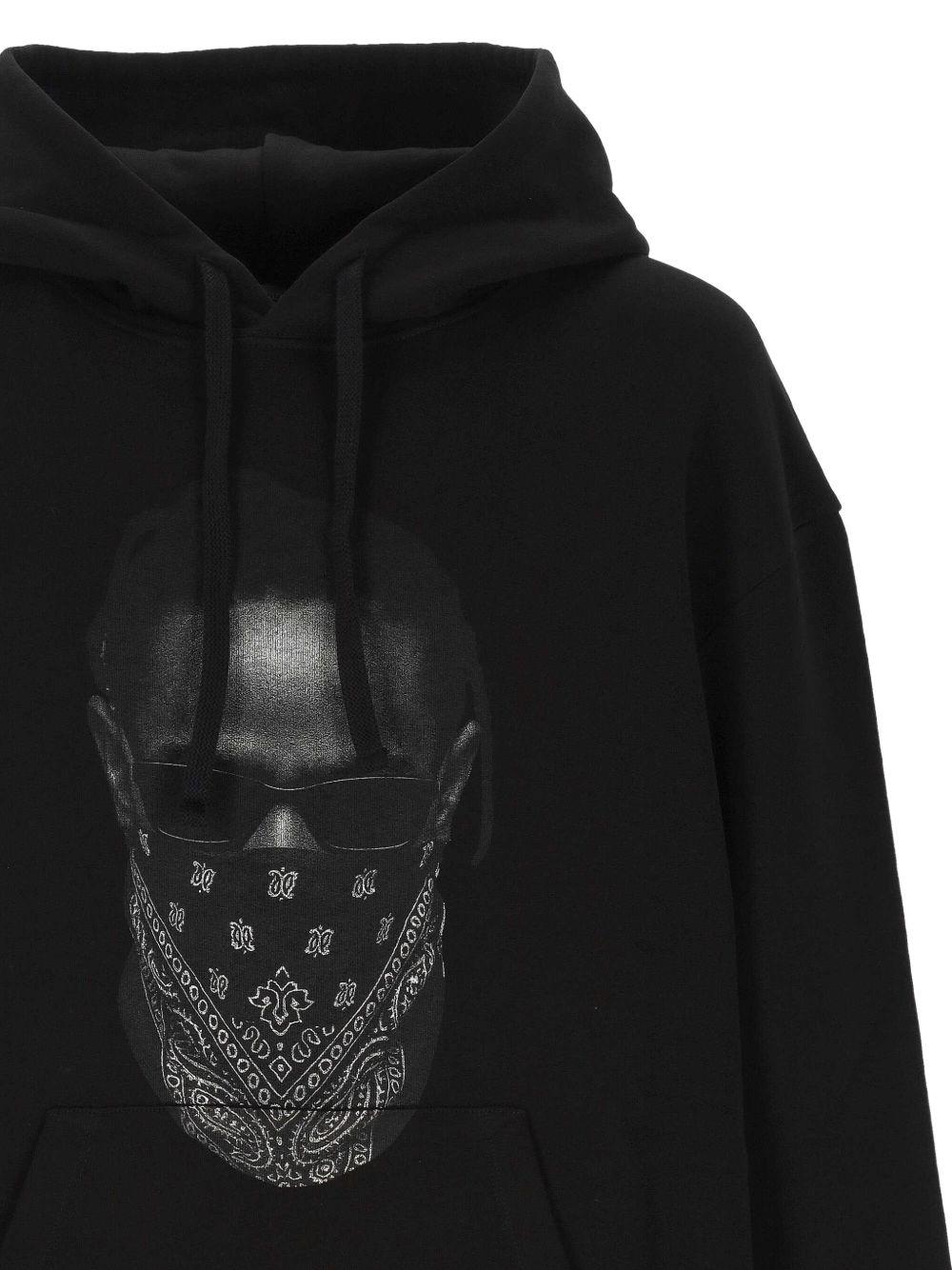 Felpa con Stampa Bandana e Cappuccio NUW25227 009 IH NOM UH NIT