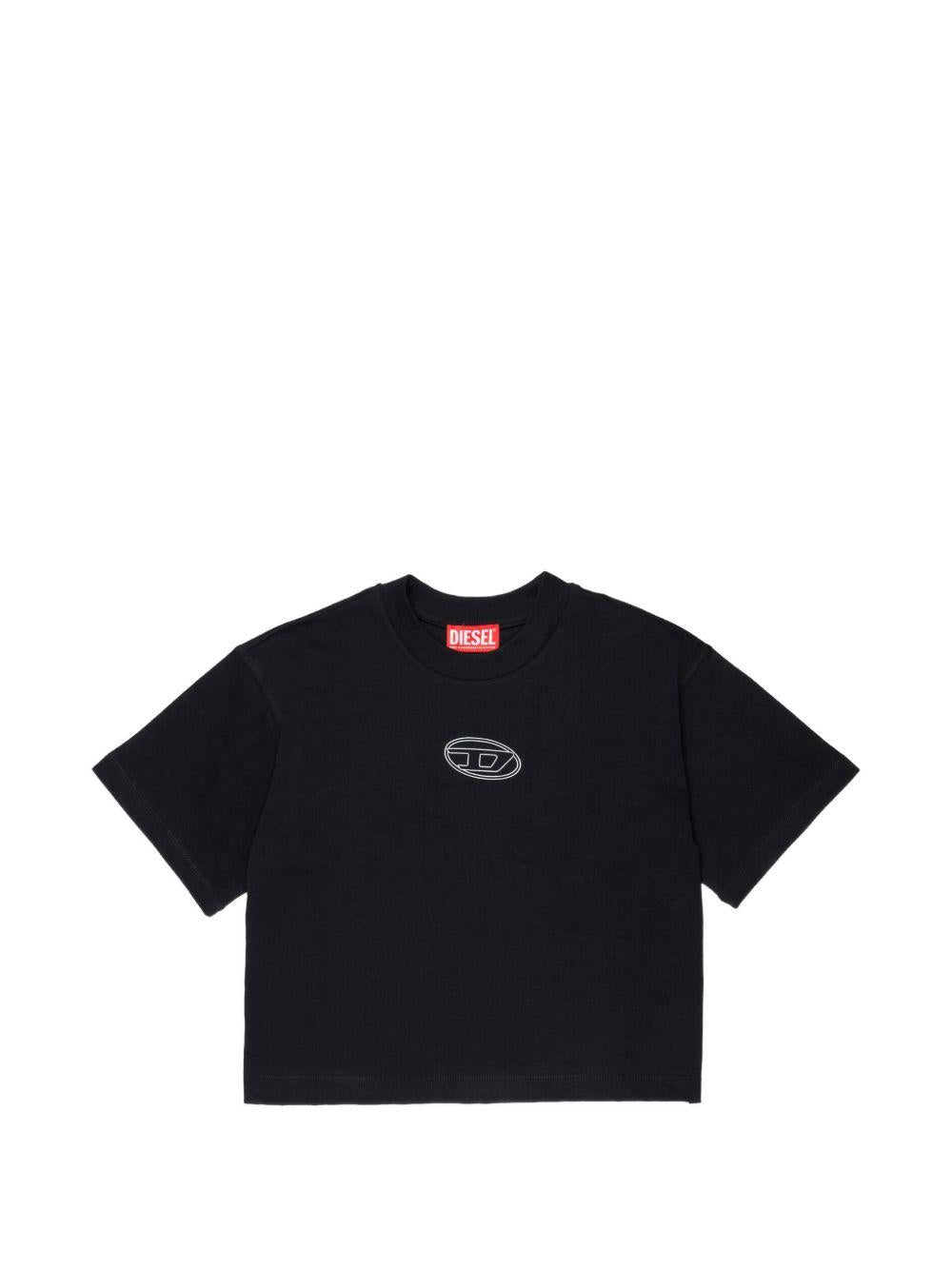 T-shirt Nero J0291800YI9 K900 DIESEL KIDS