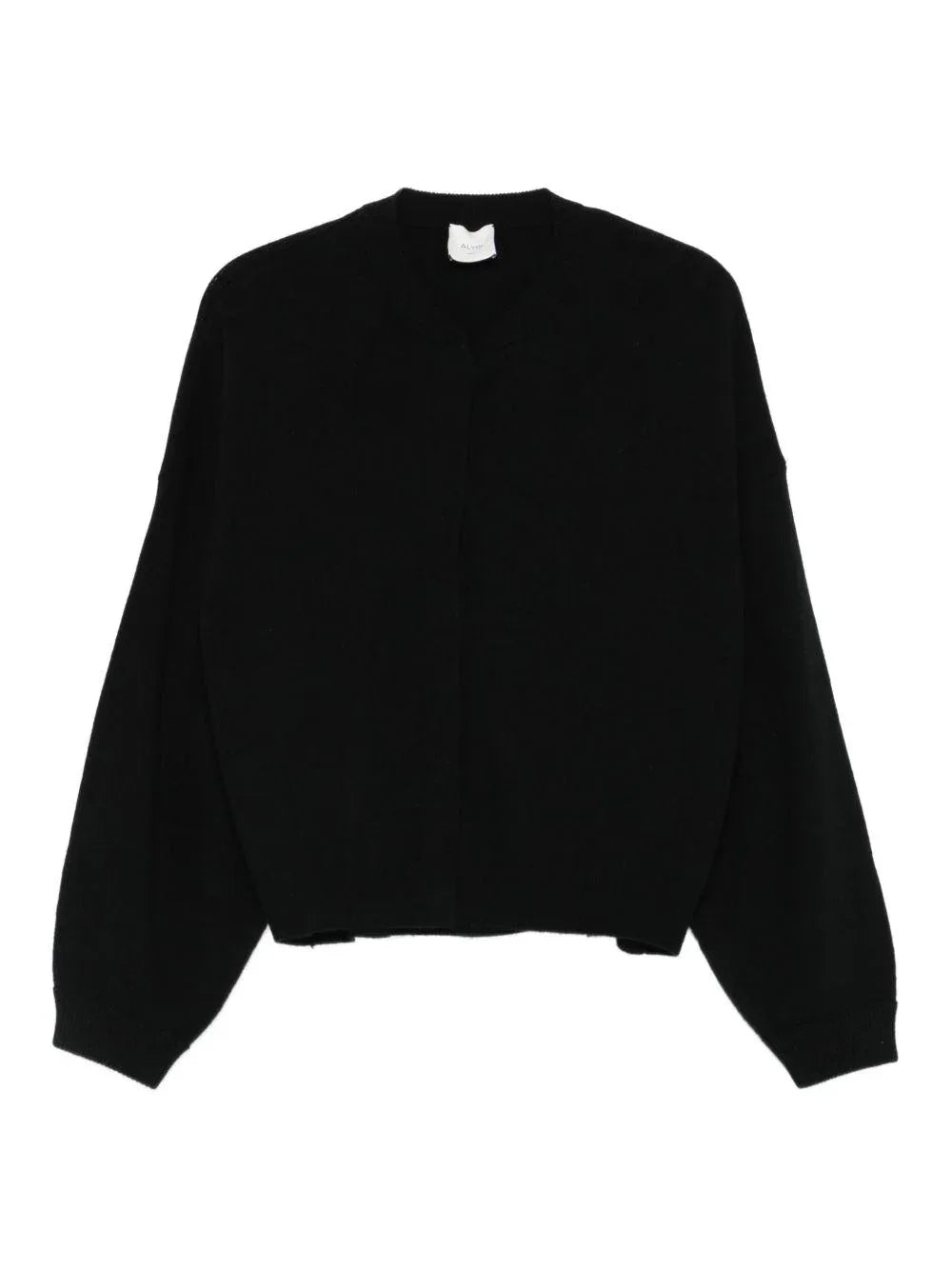 Cardigan con Maniche a Palloncino Nero - Preludio Moda