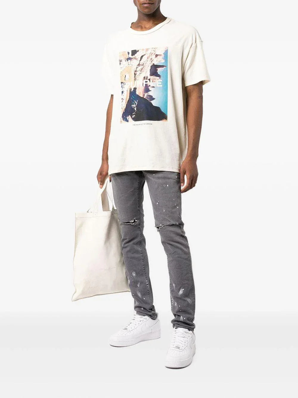 Jeans Slim con Effetto Vissuto - Preludio Moda