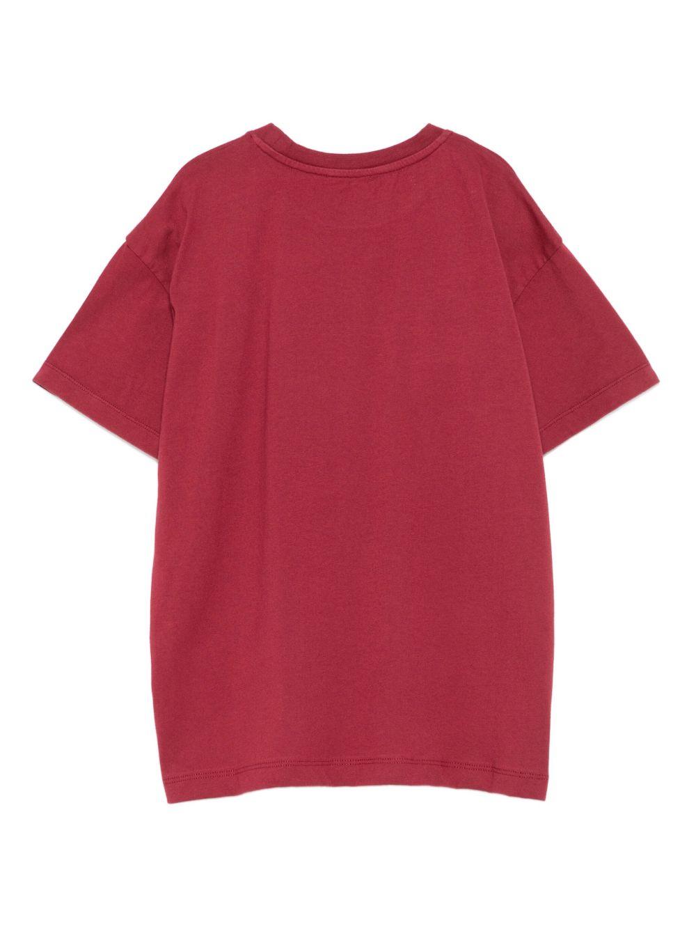 T-shirt Bordeaux con Motivo Pegaso GX8P21Z2904 416 ETRO KIDS