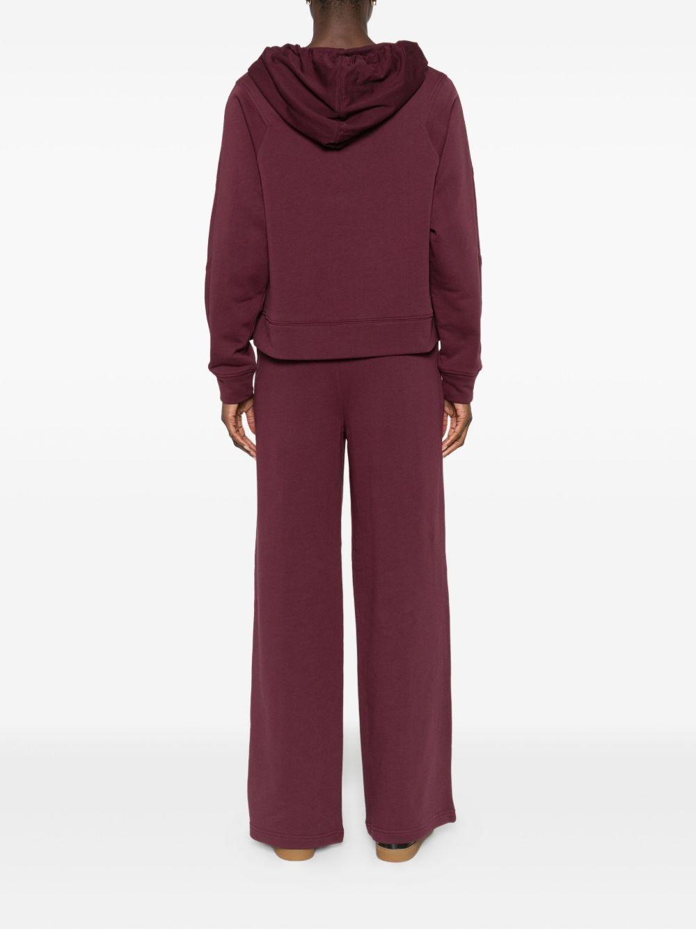 Tuta sportiva rosso scuro con dettaglio logo e coulisse 252TP2681 05609 TWINSET