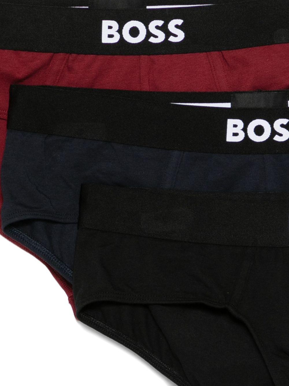 Set di Tre Boxer con Fascia Elastica Logata 50546561 981 BOSS