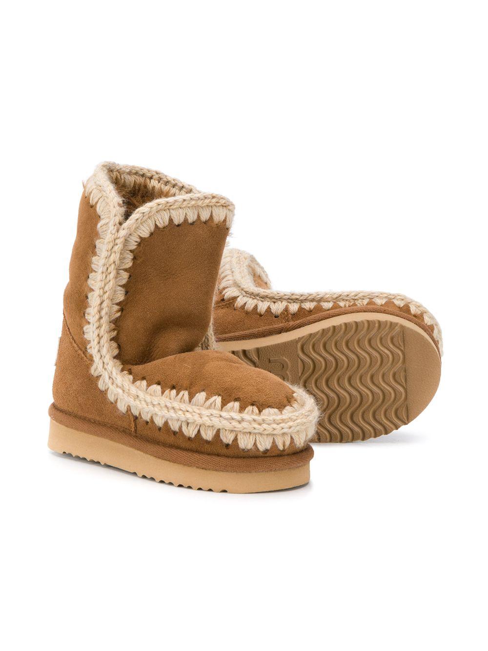 Eskimo 24 cammello in montone double face MUFK101000A COG MOU KIDS