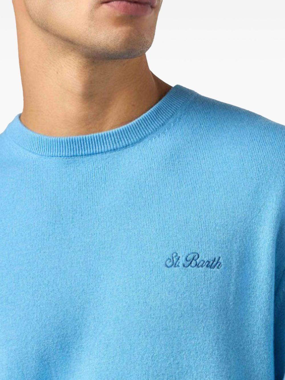 Maglione Regent blu REGE003 00011G MC2 SAINT BARTH