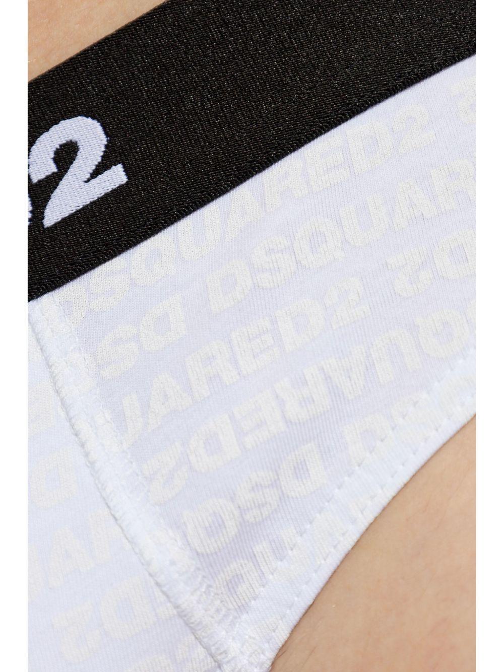 Set bianco logo all-over (2pz)