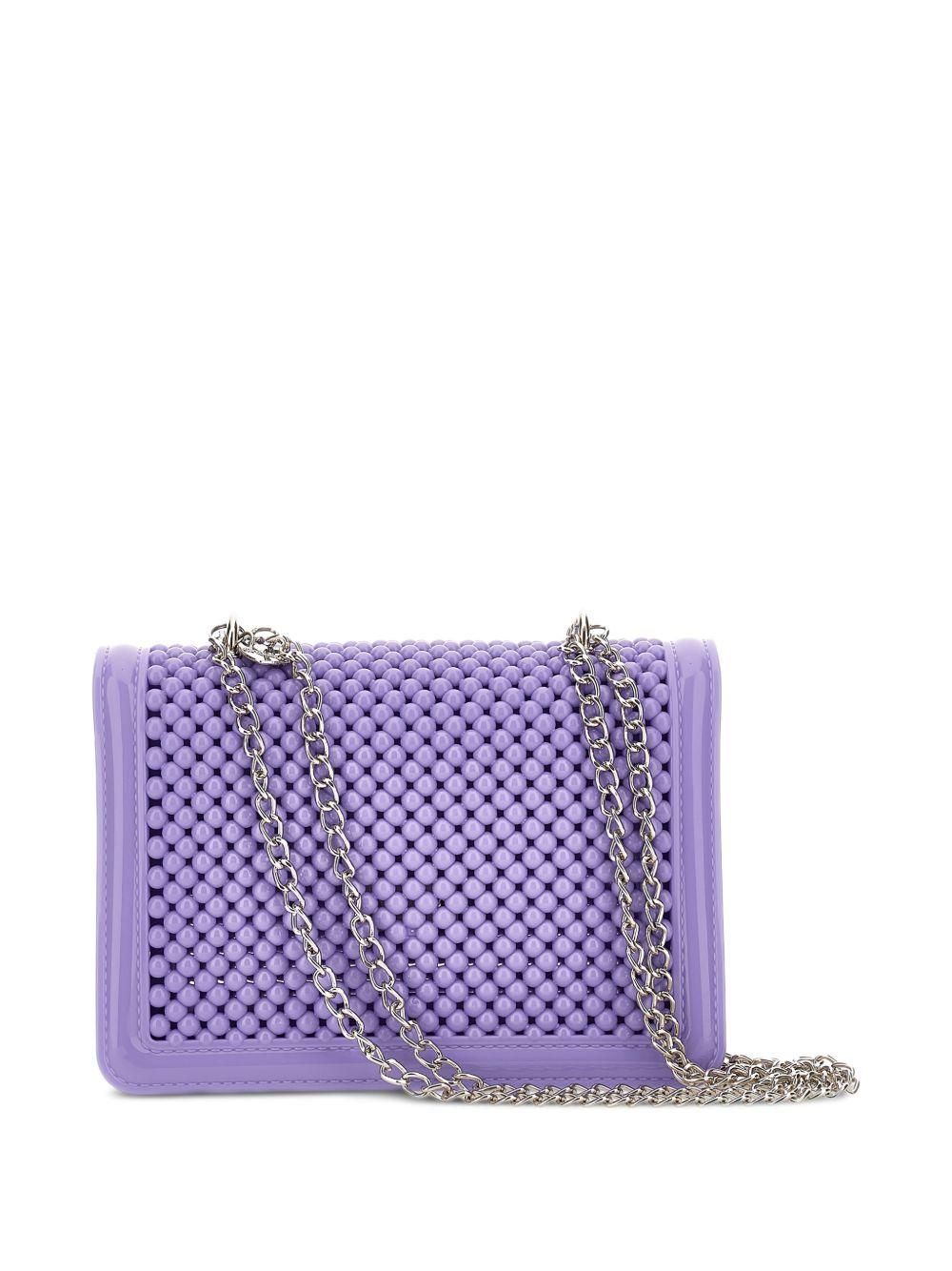 Borsa a traccia con perle lavanda 17G0007061 0065 MONNALISA KIDS