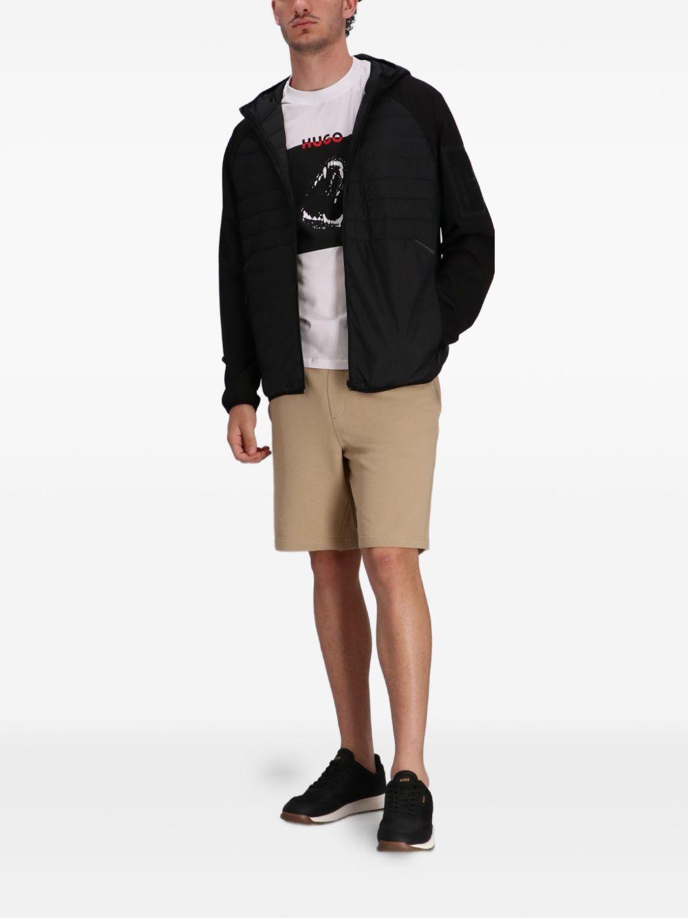 Giacca Imbottita con Cappuccio Nera - Preludio Moda