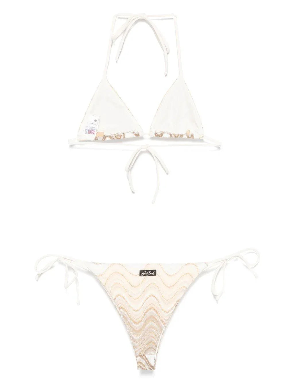 Costume marielle+ leah beige fantasia chevron - Preludio Moda