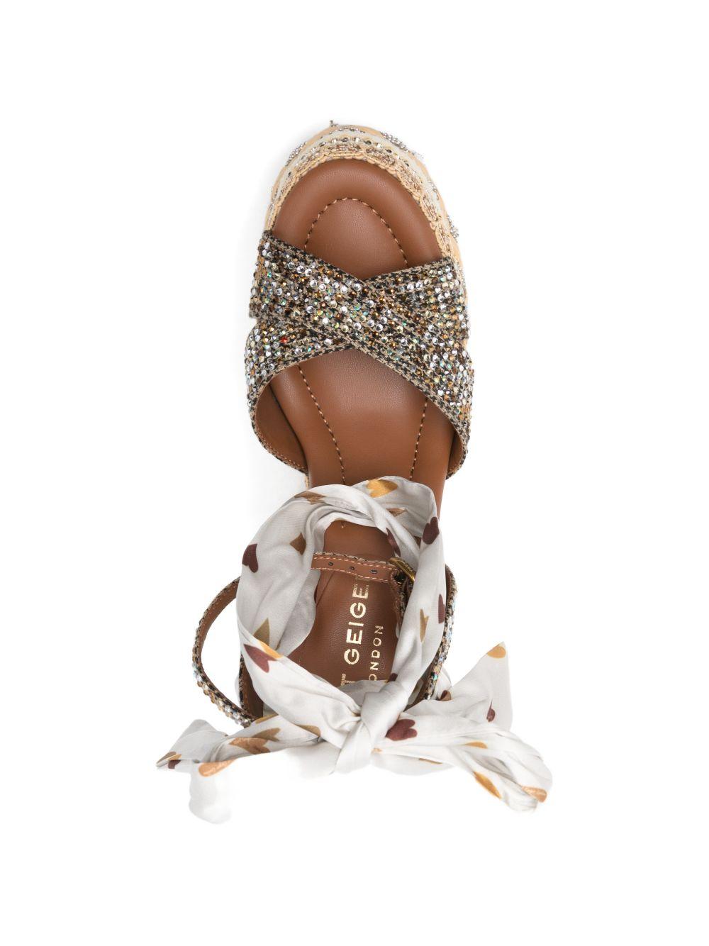 Sandali con plateau e lacci 4352443 609 KURT GEIGER