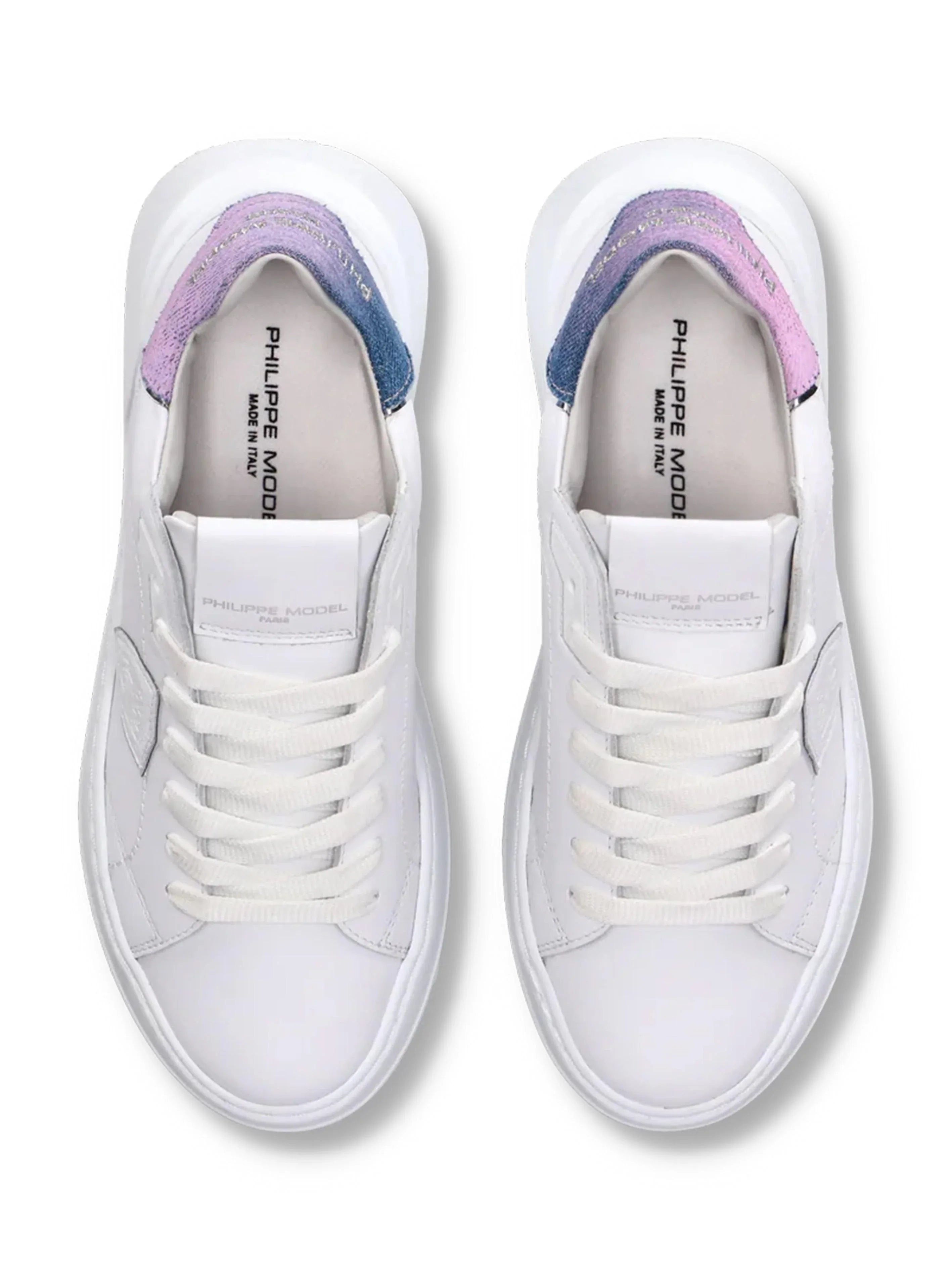 Sneakers Tres Temple bianche/lilla donna - Preludio Moda