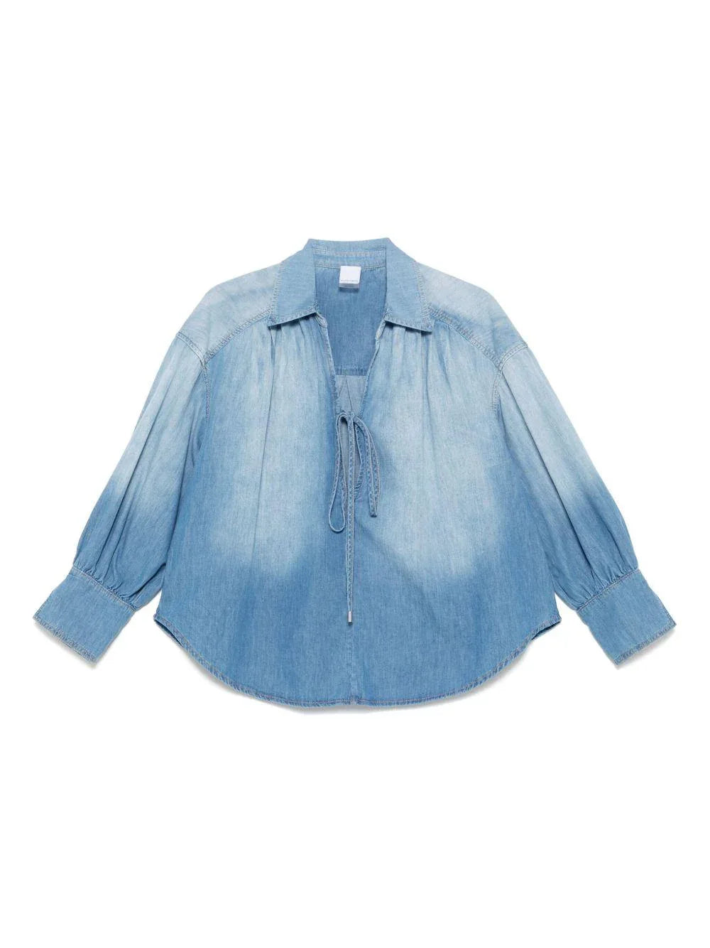 Blusa calahari in denim sfumato - Preludio Moda
