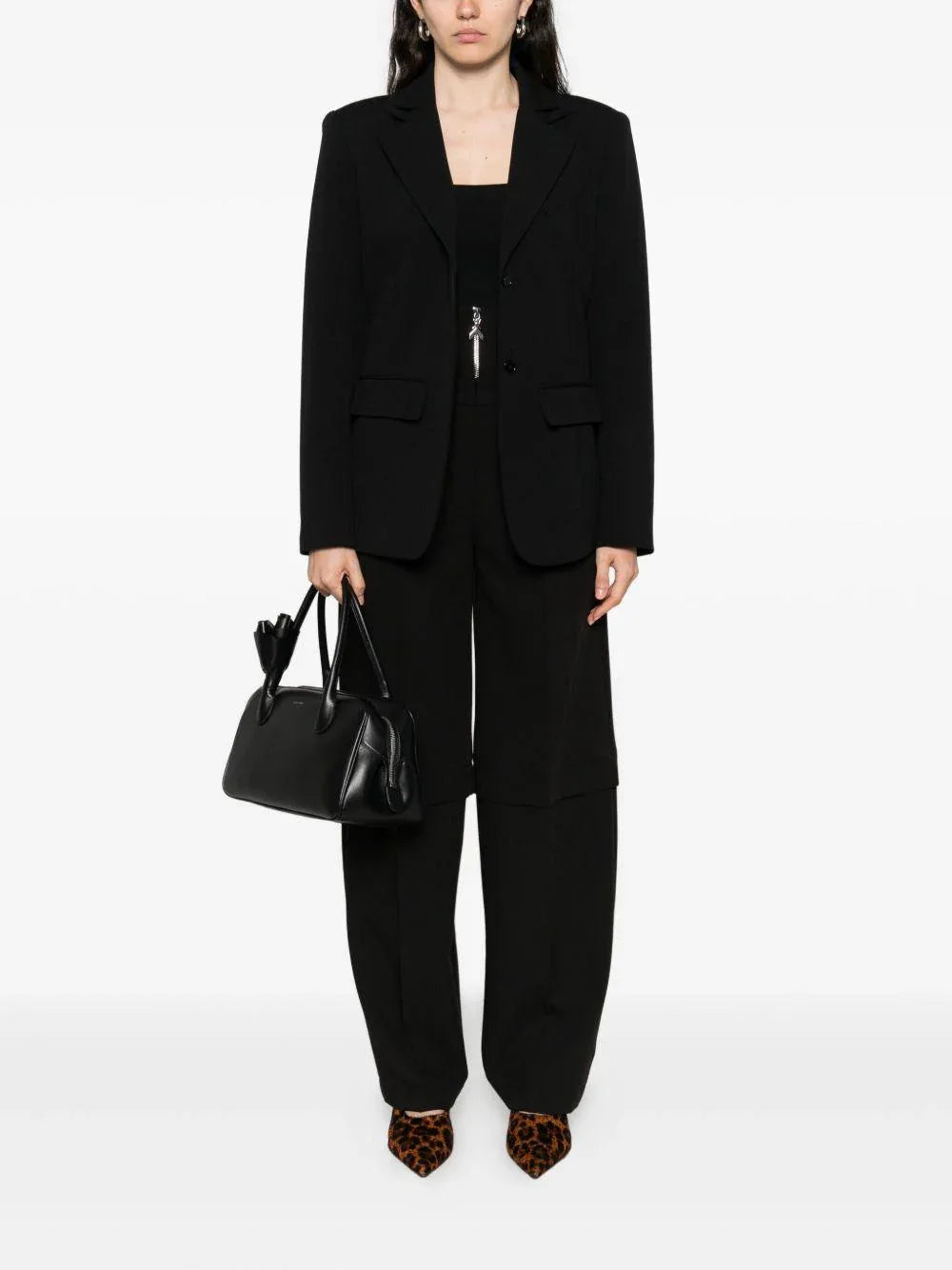 Pantaloni neri a strati - Preludio Moda