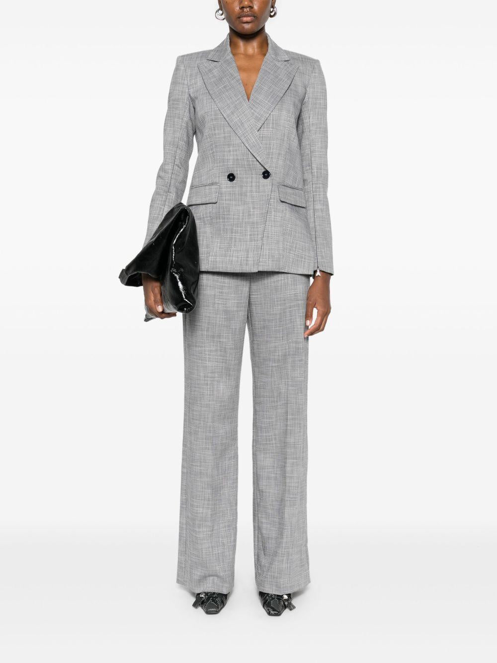 Pantaloni palazzo "Essential" grigio