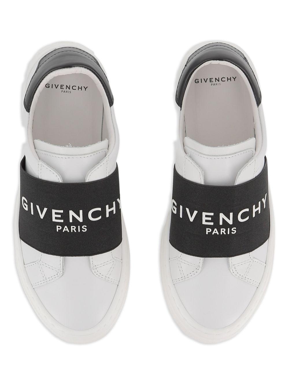 Sneakers con fascia logata H31069 N50 GIVENCHY KIDS